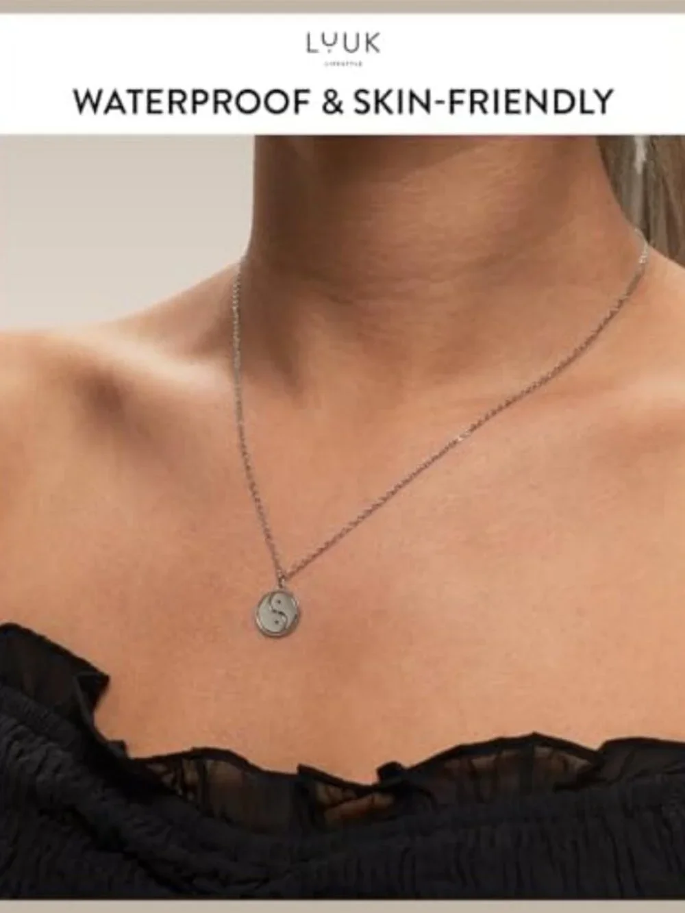 Chic Stainless Steel Charm Necklaces in Silver, Gold & Rose Gold - Cute Jewelry